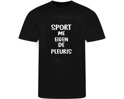 T-shirt Sport me eigen de pleuris maat M | bol.com