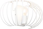 QAZQA johanna - Design Wandlamp voor binnen - 1 lichts - D 20 cm - Wit - Woonkamer | Slaapkamer | Keuken