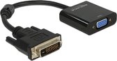 Premium DVI-D naar VGA converter / zwart - 0,15 meter