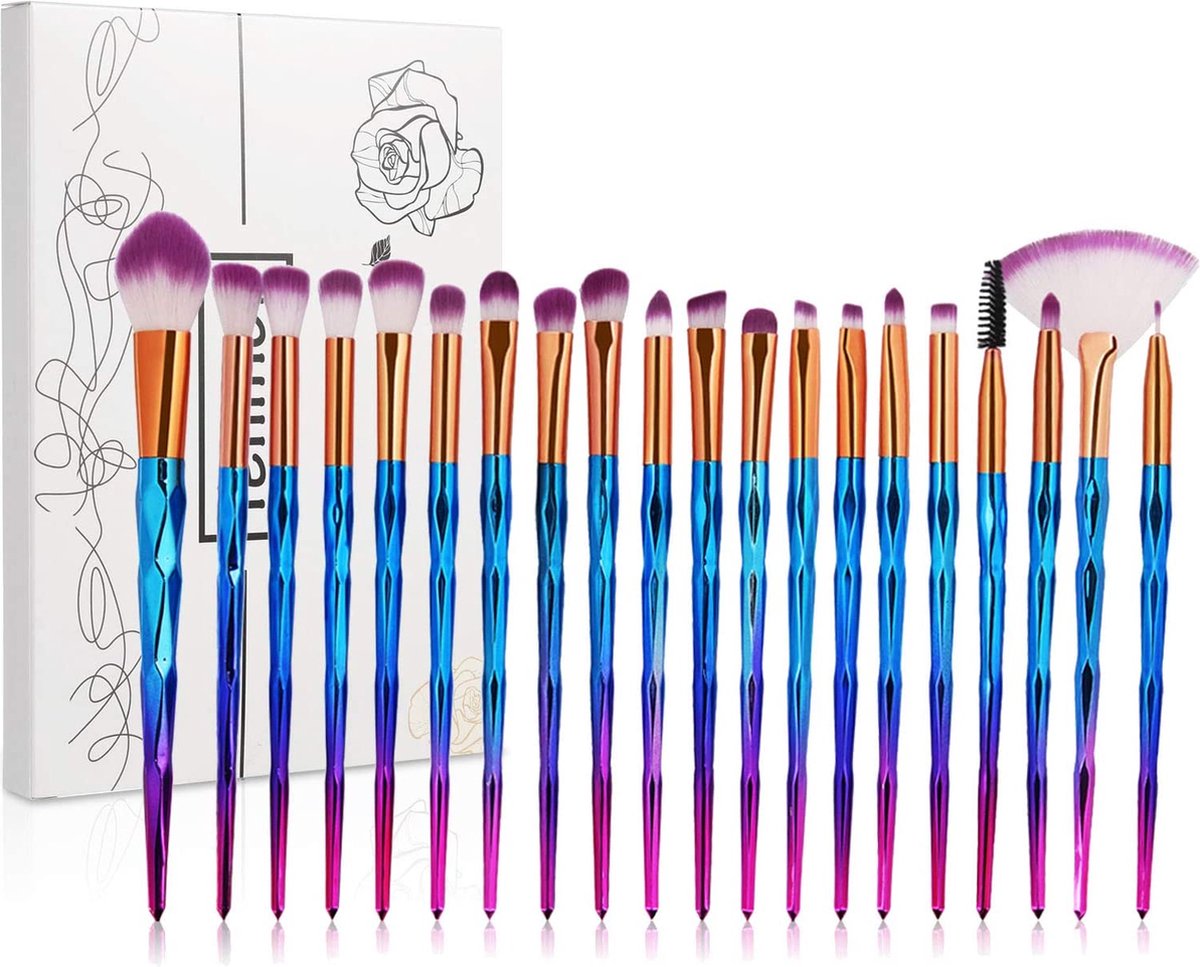 Make-Up Kwasten Set - Make-Up Brush Set – Cosmetica Premium Kwastenset