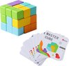 Afbeelding van het spelletje Master Cube Puzzel - Houten speelgoed puzzel - Educatief houten speelgoed