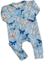 Body Butterfly Jeans - Papillons - Blauw - Taille 50/56 - Little Adventure