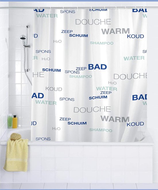 Douche gordijn douchegordijn premium kwaliteit luxe douche