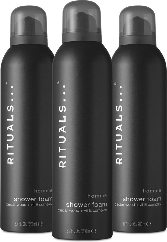 RITUALS Homme Shower Foam Value Pack (3 stuks) | bol.com