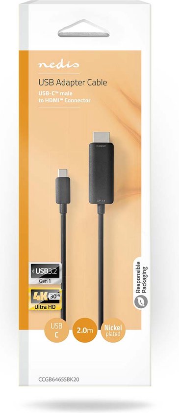 Adaptateur Multi-Ports USB USB 3.2 Gen 1 USB-C Mâle Sortie HDMI / USB-A