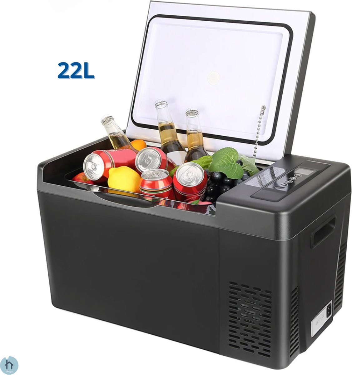 Elektrische Koelbox 12v 230 Volt - Coolbox 45 dB - Hybride Koelbox voor  Auto en... | bol.com