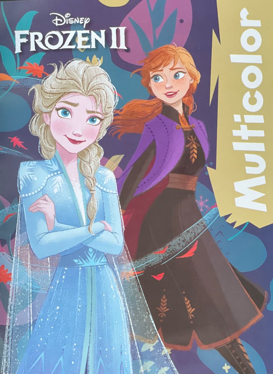Multicolor - Disney Frozen 2 Kleurboek - Prinsessen - Anna - Elza - 32 Pagina's - 17 Kleurplaten en 17 Voorbeelden - Voor Kinderen - Uitermate Geschikt voor Kleurpotloden en Wasco