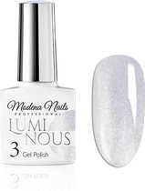 Modena Nails UV/LED Gellak - Luminous #03 - Zilver - Glanzend - Gel nagellak