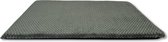 Coussin de Banc Topmast Jaquard - Anthracite - 45 x 30 cm - Tapis de Banc - Matelas de Banc - Coussin pour Chien - Extra Doux