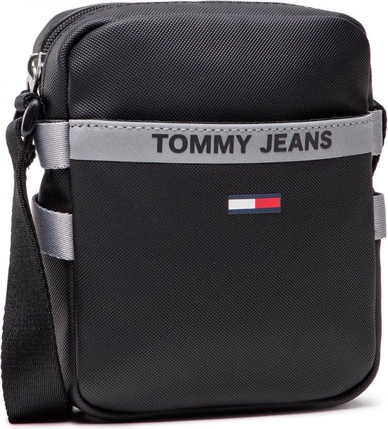 Tommy Hilfiger Jeans ESSENTIAL TWIST REPORTER - Sac bandoulière - Zwart - LxPxH 14.5 x 18.5 x 4 cm