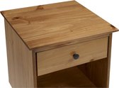 Walker Edison - Table de chevet - Bois de pin Massief - 1 tiroir - 63,5hx 45,7lx 38,1w cm