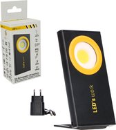 Professionele Slim LED Werklamp met accu - Draadloos & Oplaadbaar - 2 lichtpunten