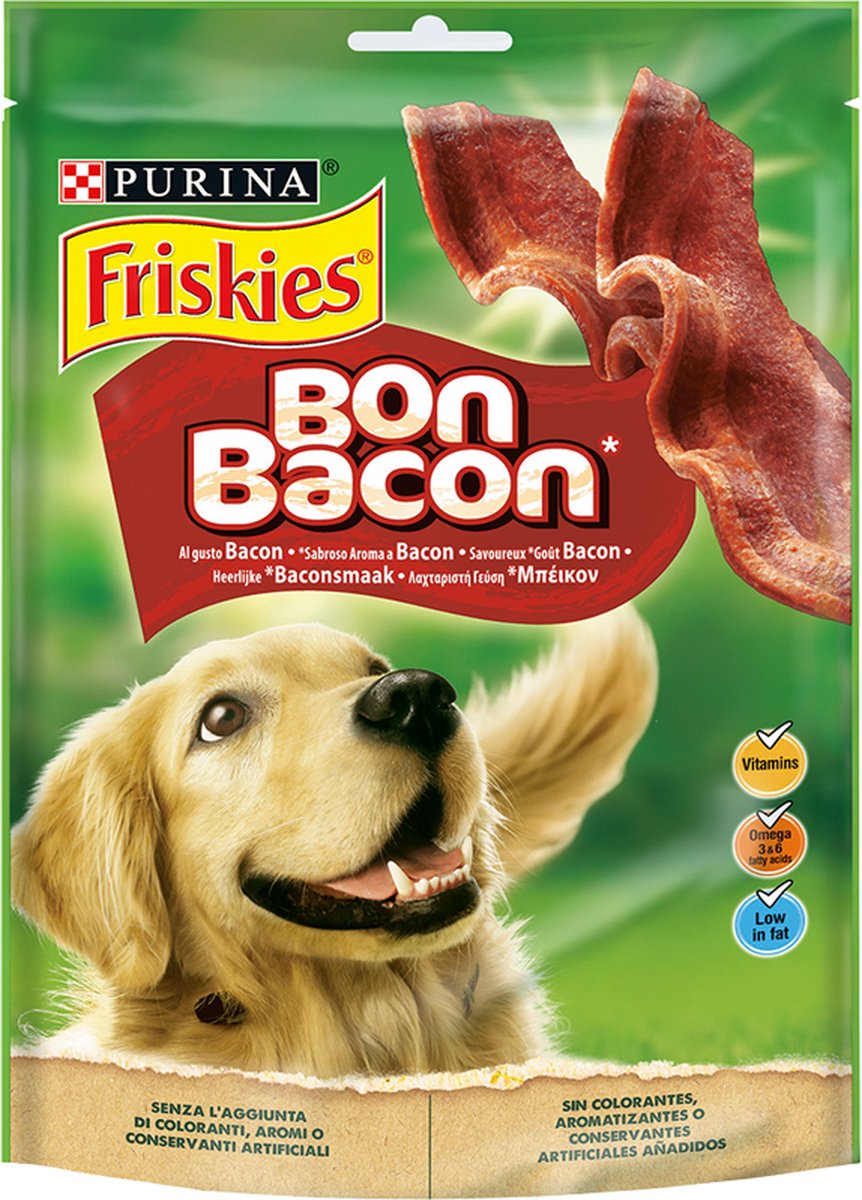 Friskies Bon Bacon - Honden snack - 6 x 120 gram