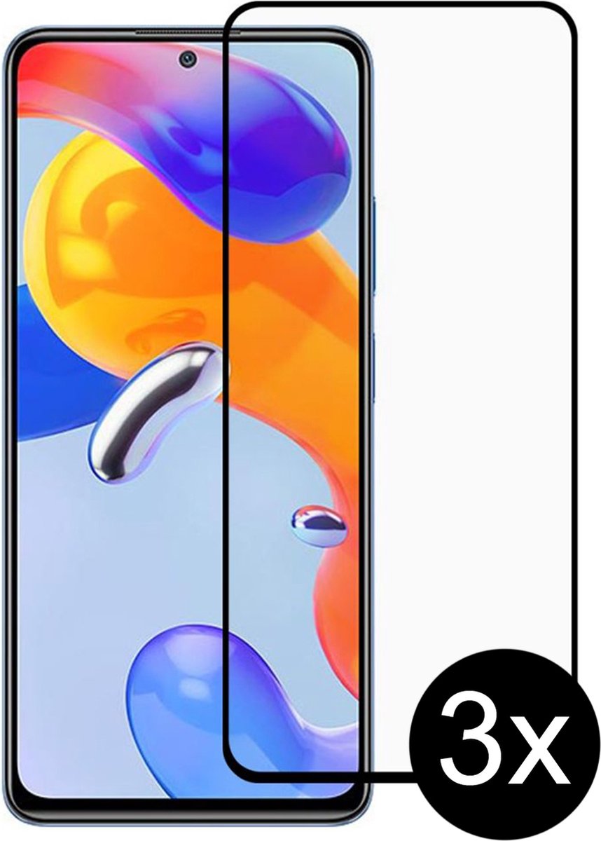 3 Pièces Verre Trempé pour Xiaomi Redmi Note 12 4G (Pas pour 5G) avec 3  Pièces Caméra Arrière Protecteur ,9H Dureté, Sans Bulle