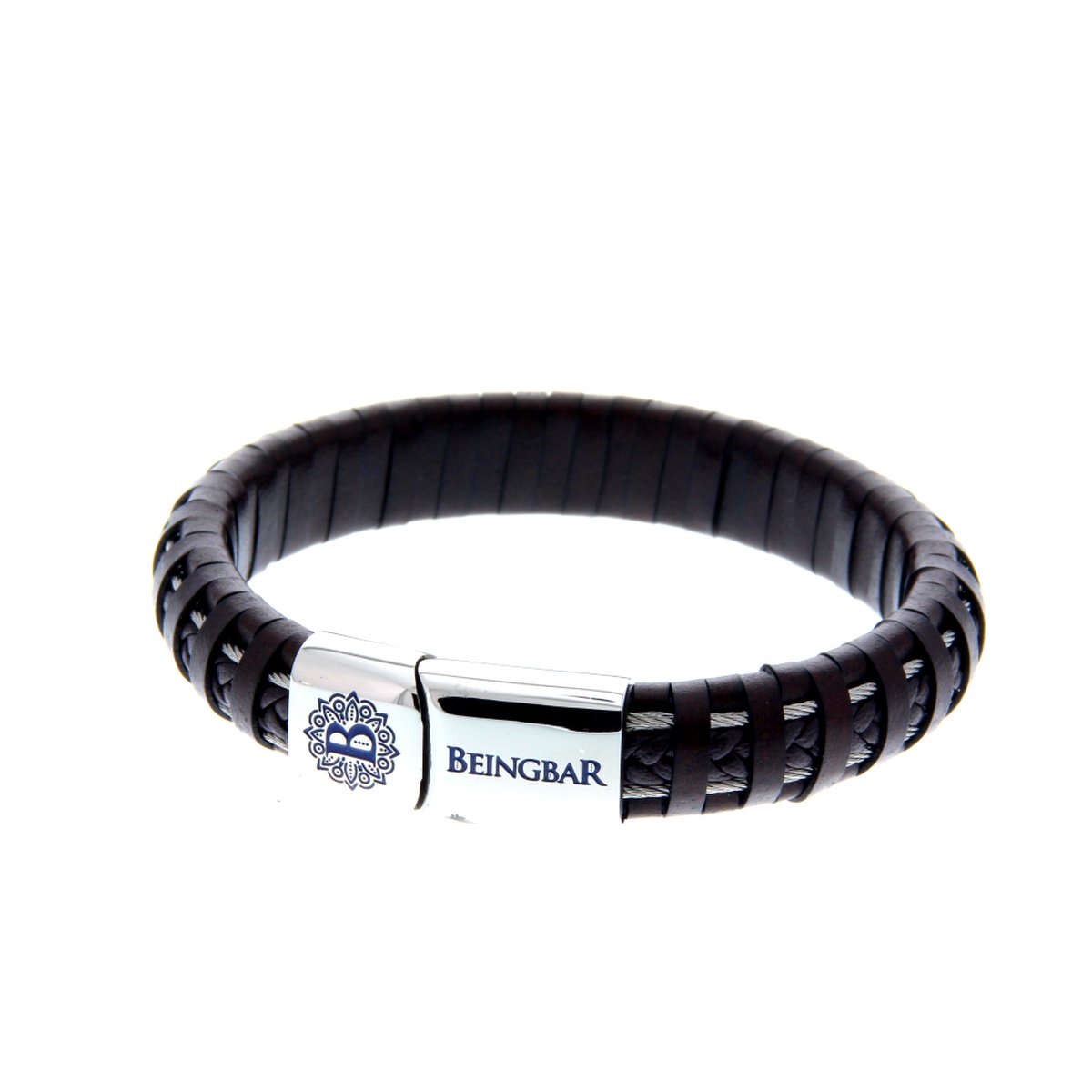 BEINGBAR Bracelet Armband BNGBR032 100104 S 17cm (bruin)