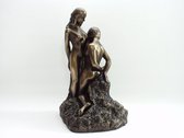 Sculptuur - 25 cm hoog - Bronzen beeld genaamd "Rodin's Ashore"
