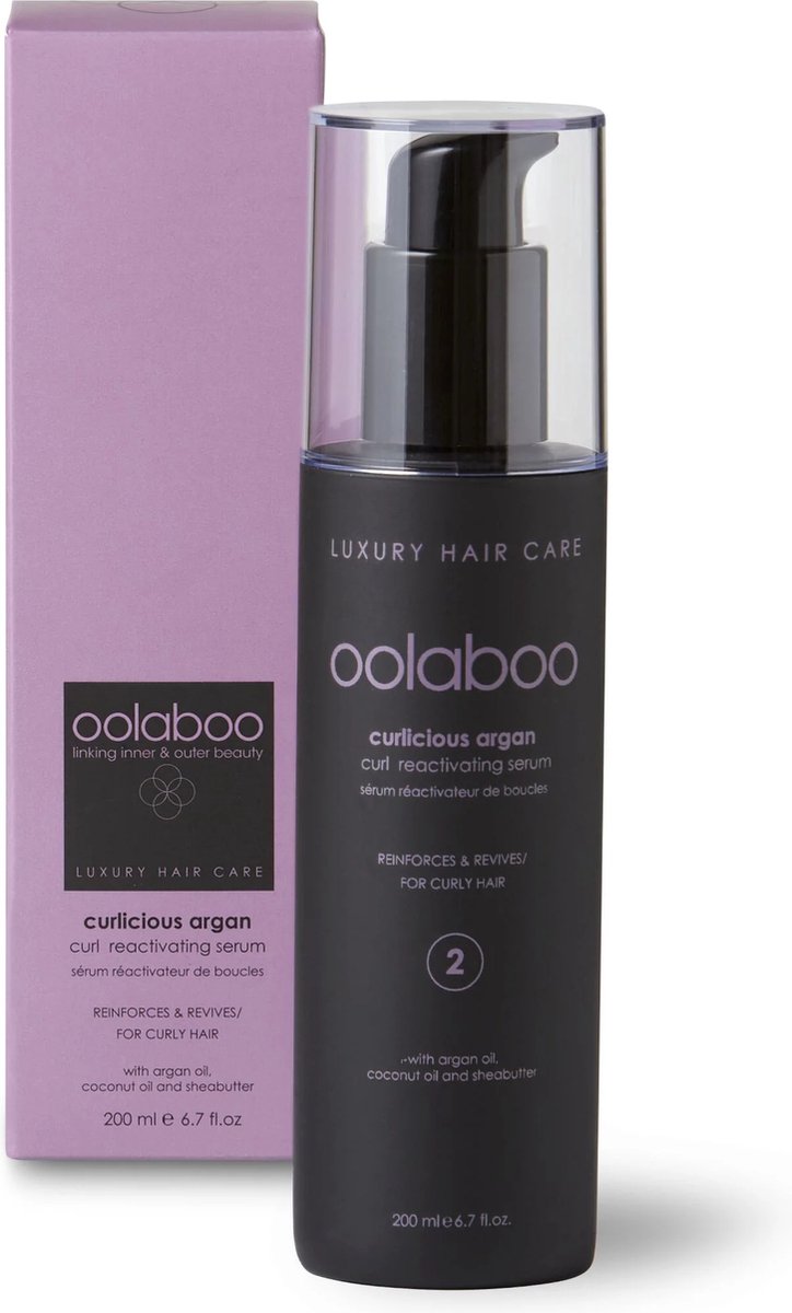 Oolaboo - curlicious argan curl reactivating serum 200 ml