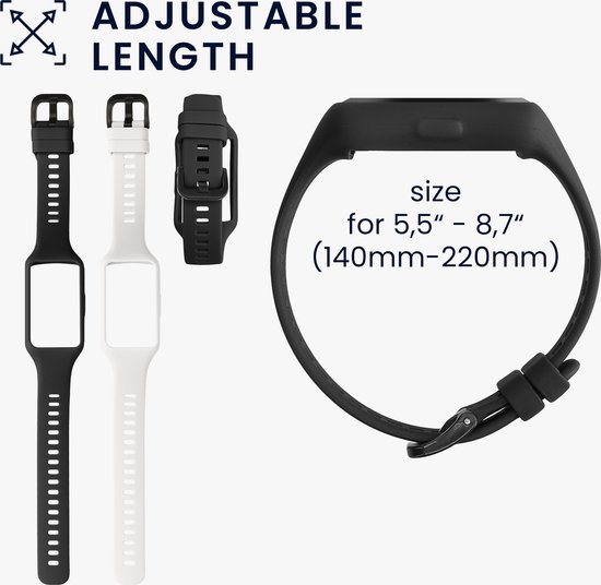 Bracelet De Remplacement Kwmobile Pour Huawei TalkBand B7 – Lot De 2 Bracelets Confortables Et élégants