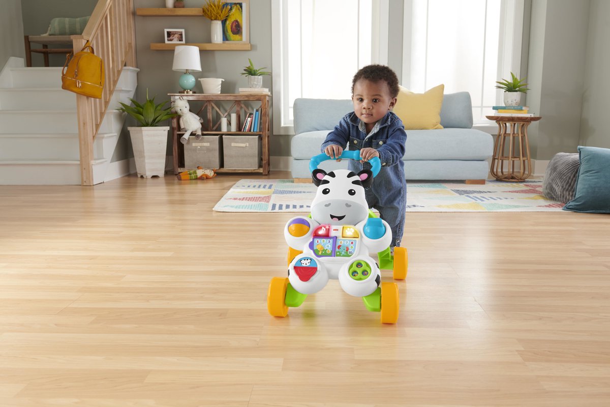Fisher-Price Loop Met Mij Zebra - Looptrainer — afbeelding 2