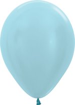 Amscan 20000845, Speelgoed ballon, Latex, Blauw, 30 cm, 50 stuk(s)