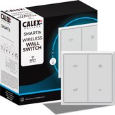 Calex Smart Wandschakelaar - Slimme Opbouw Lichtschakelaar Draadloos - Oplaadbare batterij