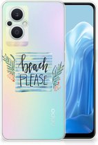 Smartphone hoesje OPPO Reno8 Lite TPU Case Transparant Boho Beach