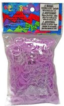Rainbow Loom Elastiekjes - Neon Purple - 300 stuks
