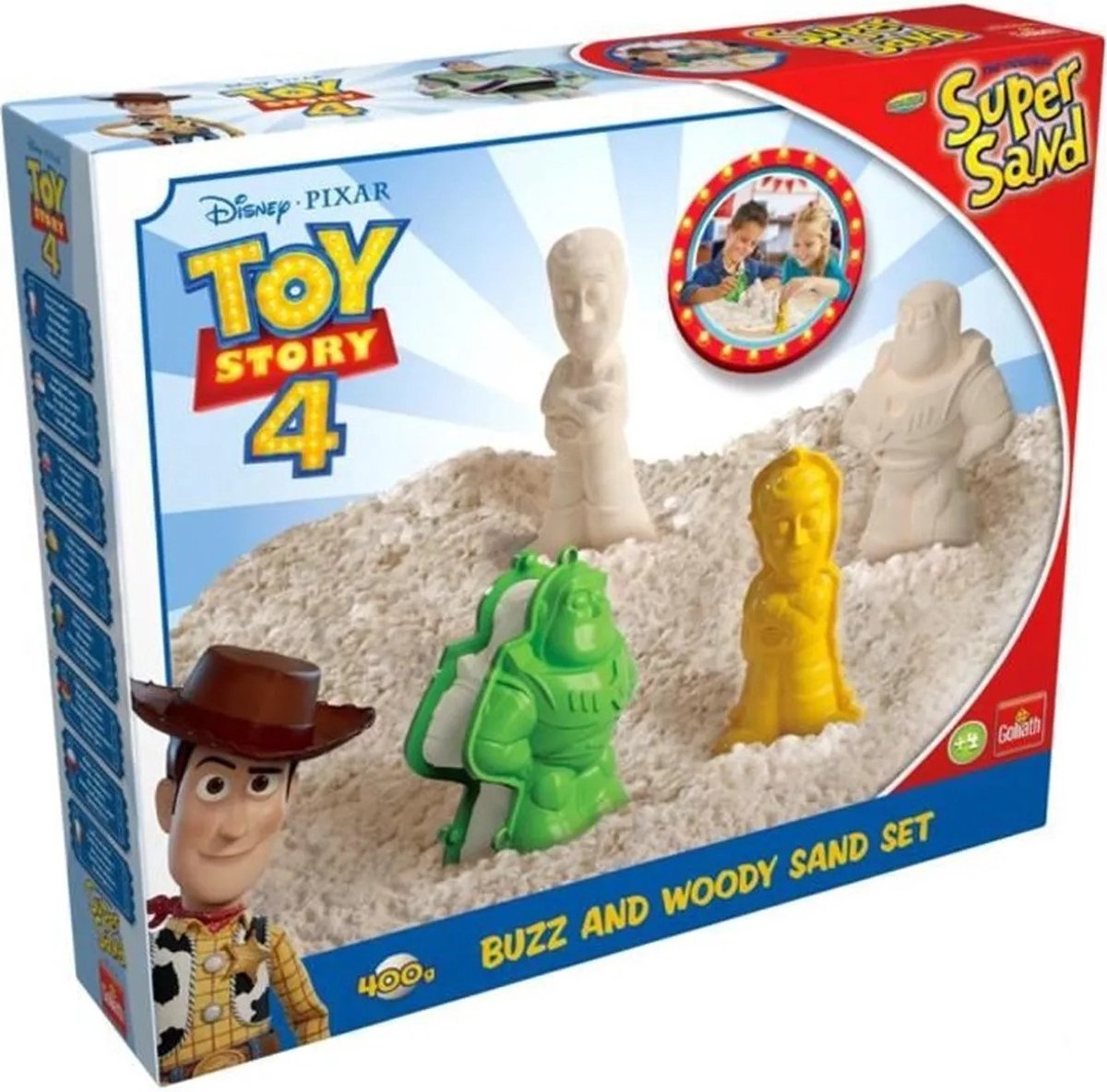 Super Sand Disney Pixar Toy Story 4 Buzz and Woody sand set - speelzand
