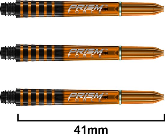 WINMAU - Prism Force Dartschachten Oranje, Tussenliggend - 1 set per pakket (3 Dartschacht in totaal) van Winmau — afbeelding 2