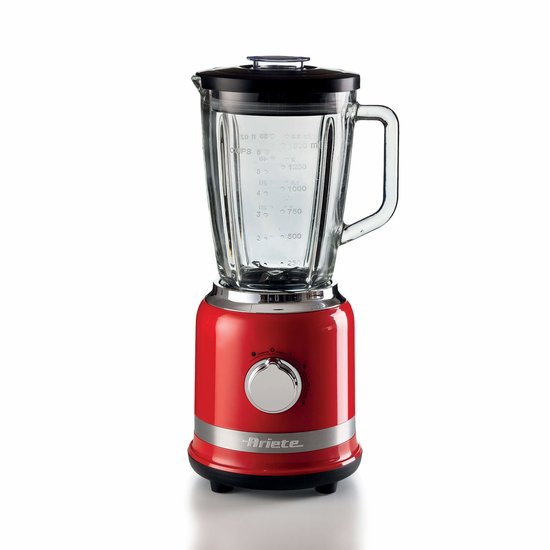 Ariete 0585/00 - Blender - 1.5 liter - 1000 W - glazen kan - RVS - pulse functie - ice crusher - rood van Ariete — afbeelding 5