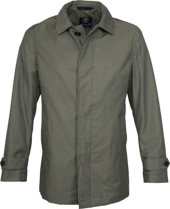 Suitable - Coat Rosewood Mid Green - Heren - Maat 50 - Modern-fit