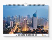 Jakarta kalender 35 x 24 cm | Verjaardagskalender Jakarta | Verjaardagskalender Volwassenen