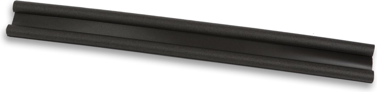 Dubbele tochtstoppers - 2 stuks - 95 cm - Zwart