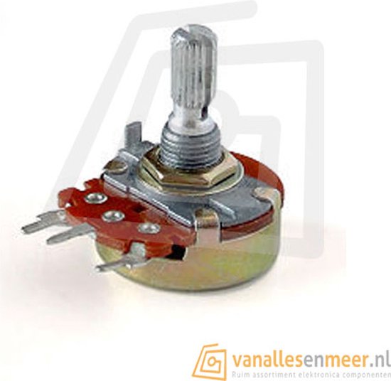 Foto: Potentiometer 50k ohm lineair b50k 2stuks 