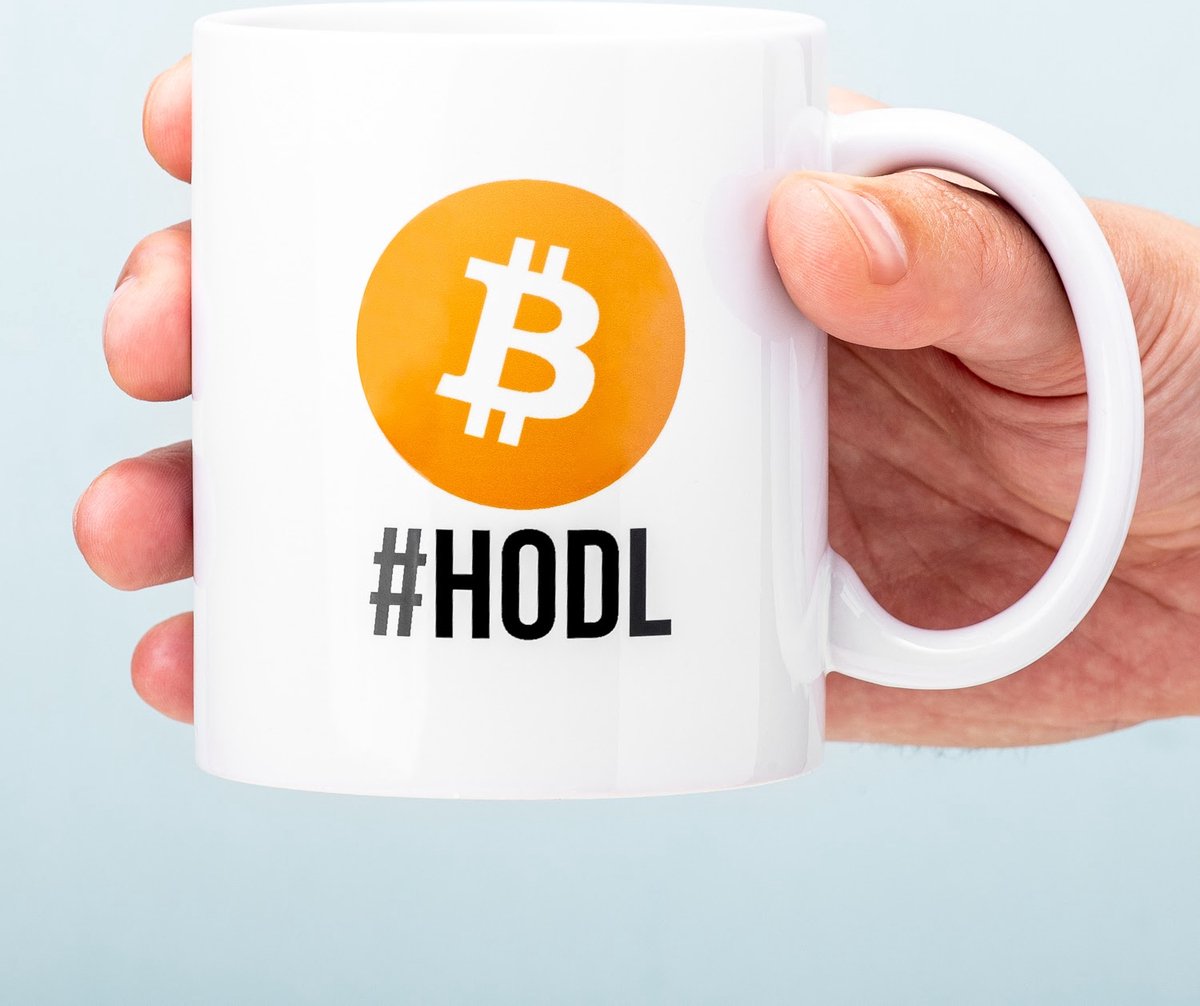 Ditverzinjeniet Bitcoin HODL Mok
