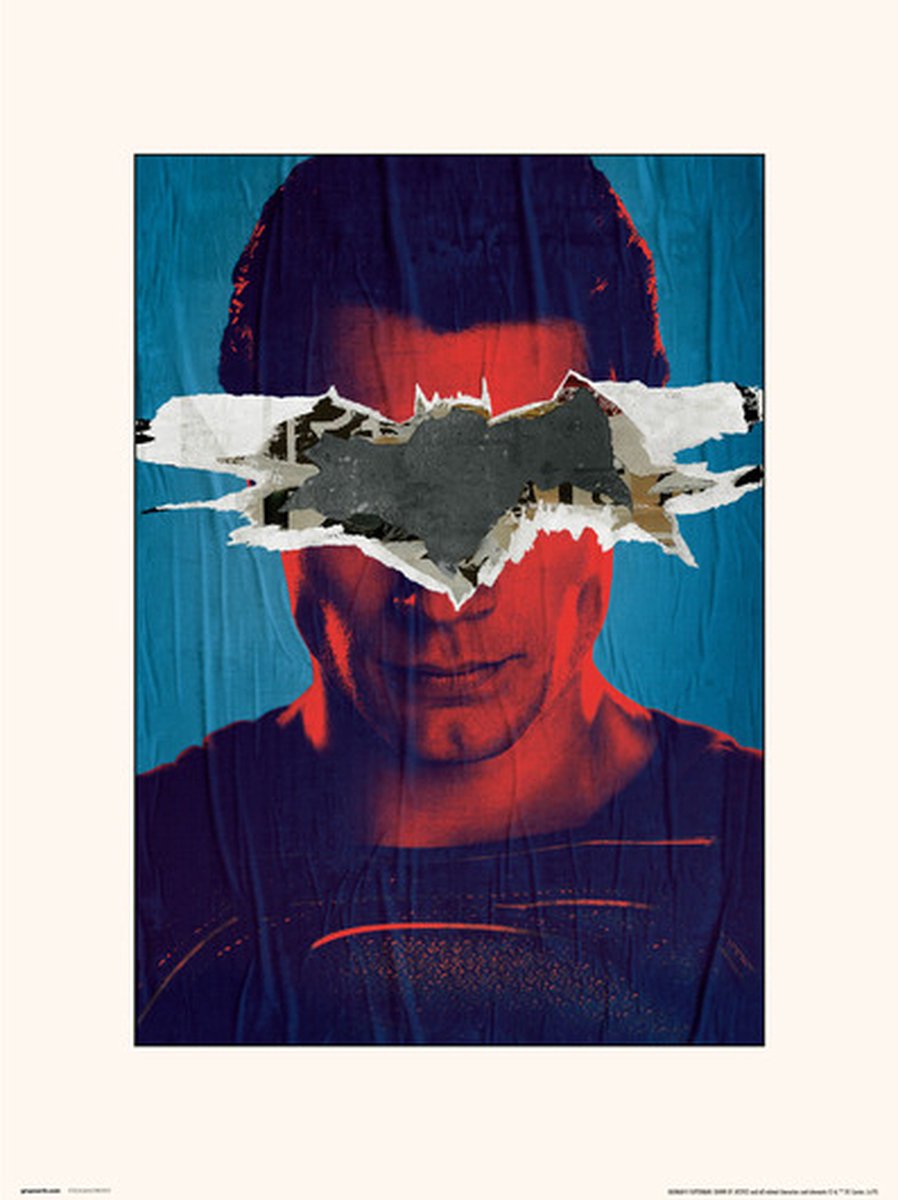 Grupo Erik MARVEL DC COMICS BATMAN VS SUPERMAN - Art Print 30x40 cm