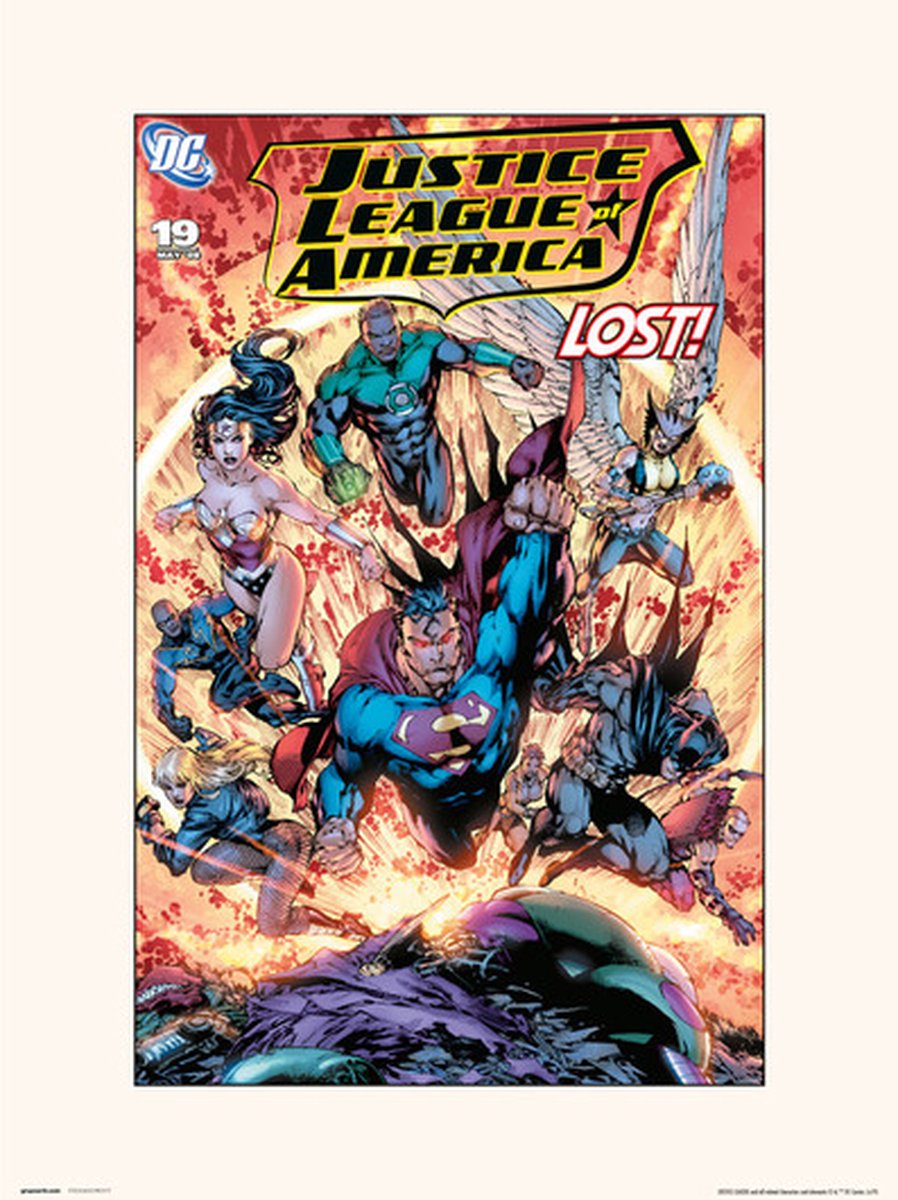Grupo Erik DC COMICS JUSTICE LEAGUE AMERICA 2 NO.19 - Art Print 30x40 cm