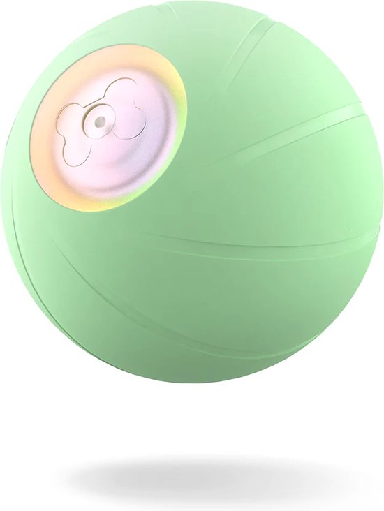 Cheerble Wicked ball 2.0 - Interactieve Zelfrollende Bal voor Kleine Honden - USB oplaadbaar - Groen
