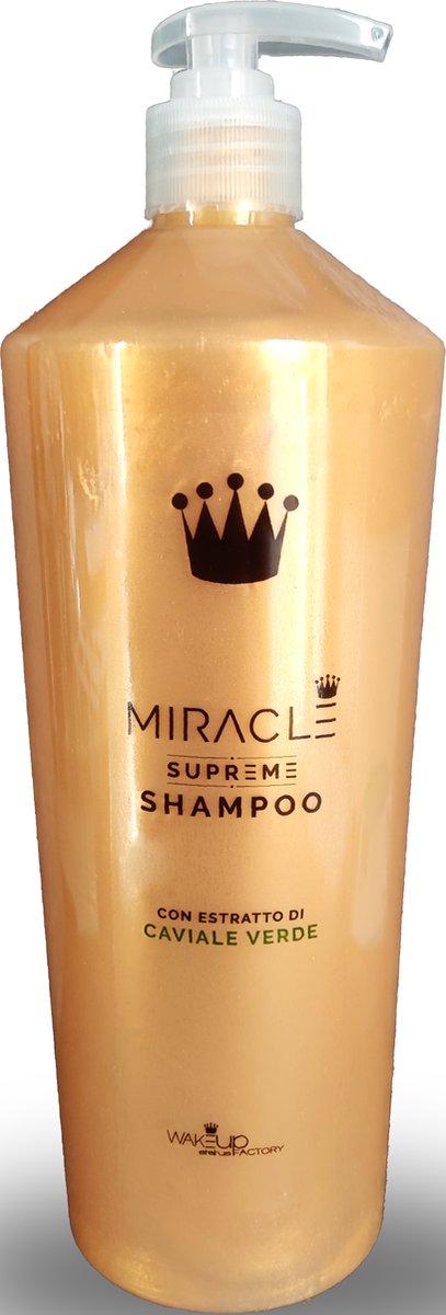 Shampoo MIRACLE supreme 1000 ml met groene kaviaar