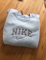 Nike sweater| Trui| Vintage|blauw|Unisex|Maat S