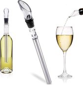 Wijnkoeler Staaf - Wijnkoelerstaaf - Wijn staaf - Stick - Wijnschenker - Schenktuit - RVS - Geschikt voor elke wijnfles - Cadeauverpakking