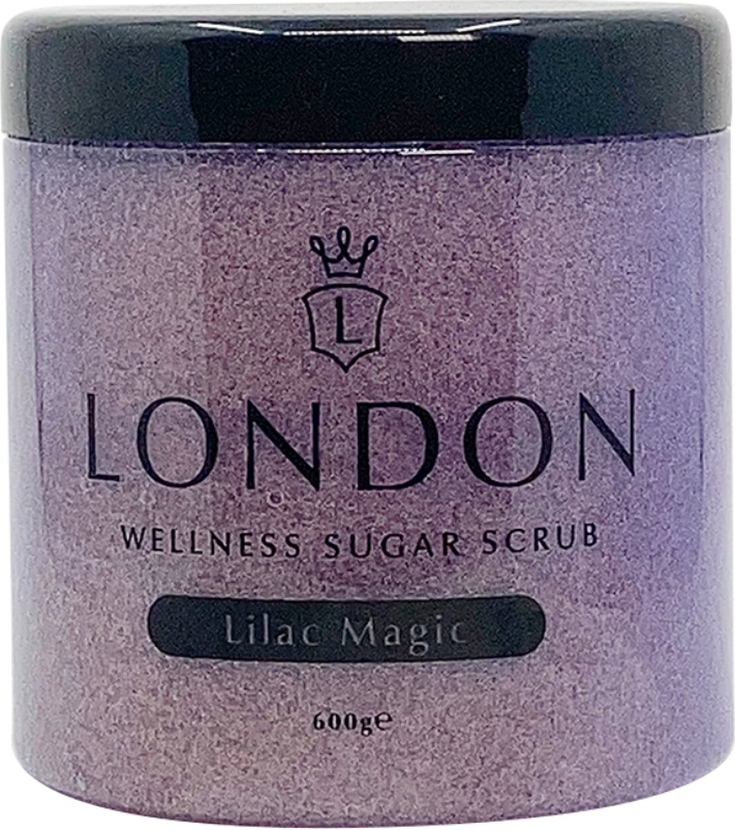 LONDON WELLNESS SUGAR SCRUB - LILAC MAGIC - 600g