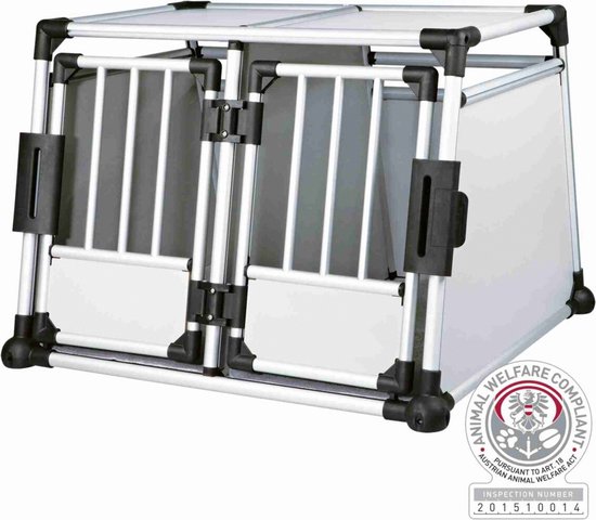 TecTake - Cage de transport chien aluminium pour transport en