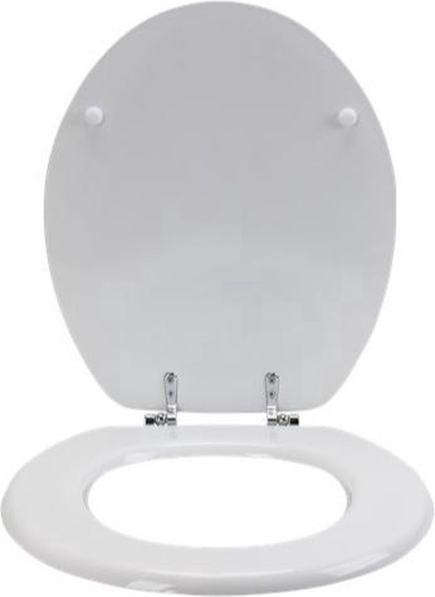 Toiletbril - Met Bevestigingsmateriaal - Wit - Universele Maat