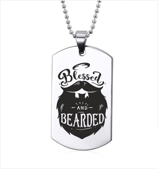 Ketting RVS - Blessed And Bearded