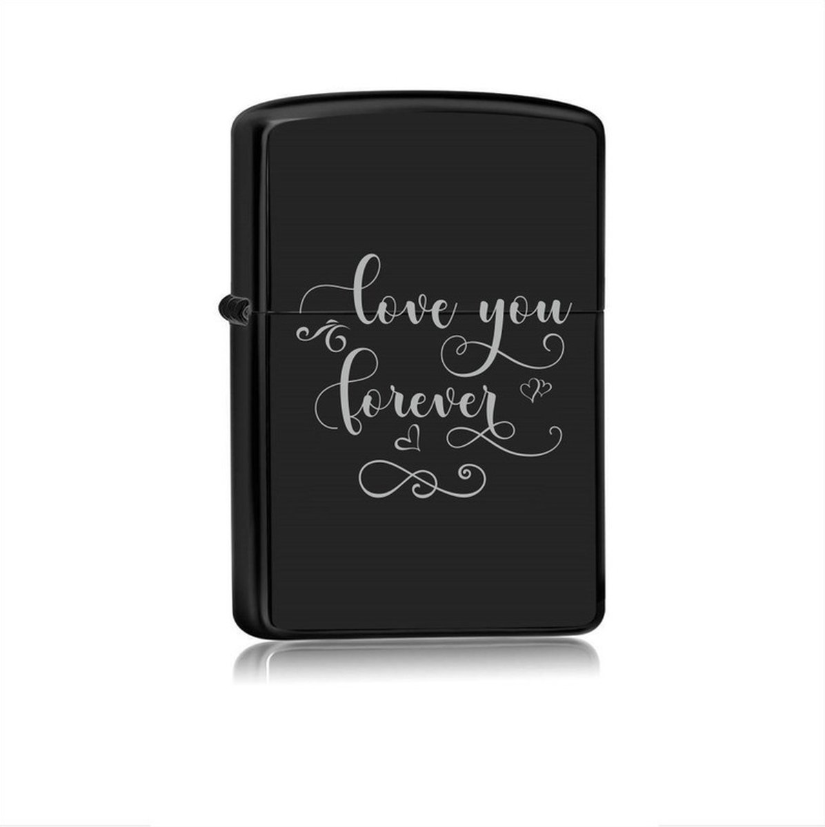 Goedkoopste Aansteker Zwart - Love You Forever