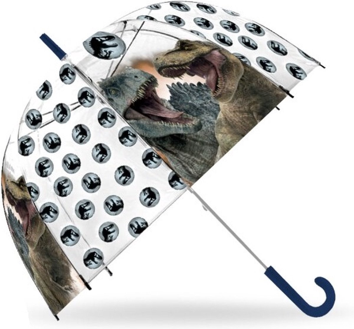 Jurassic World paraplu transparant 19"
