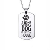 Ketting RVS - A Home Withour A Dog