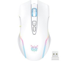 ONIKUMA CW905 3600 DPI Wireless White Gaming Mouse – Wit gaming draadloos muis
