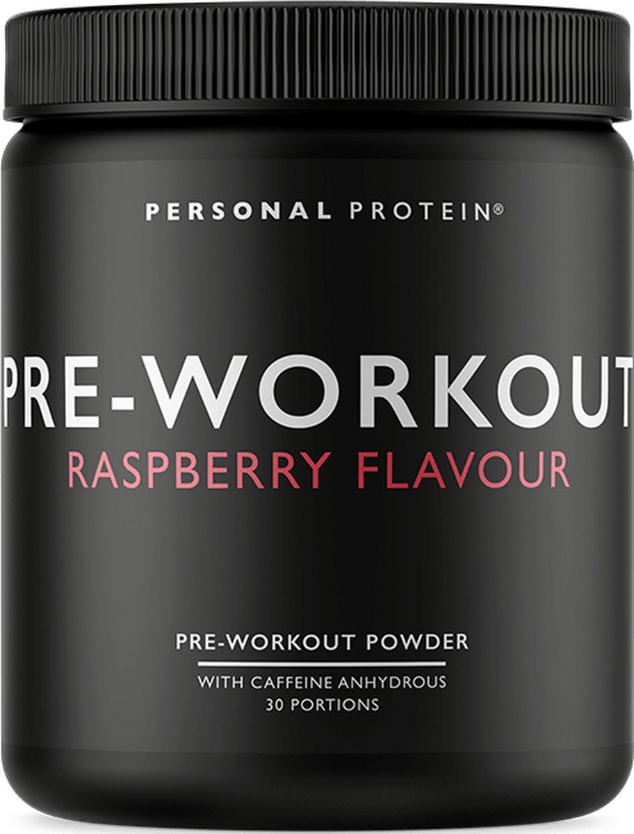 Personal Protein® – Pre-Workout / Poeder Pre-Workout – 300 gram (30 Porties) – Raspberry Flavour